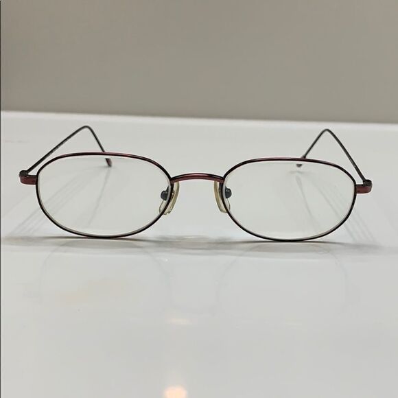 🌷Geoffrey Beene Eyeglass Frame Full Rim Burgundy - Picture 2 of 8